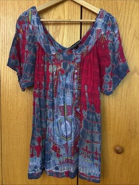 Greater Good Tie-Dye V-Neck Women's Top